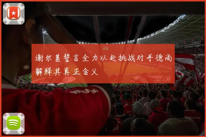 谢尔基誓言全力以赴挑战对手德尚解释其真正含义